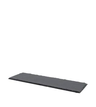 Assiette rectangulaire - Ardoise - 40x13x1 cm - Noir