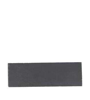 Assiette rectangulaire - Ardoise - 40x13x1 cm - Noir
