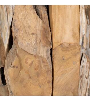 Planter erosion wood 50x50x120cm - Natural