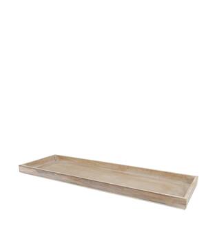 Plateau - Rectangulaire - MDF - 60x20x3cm - Gris