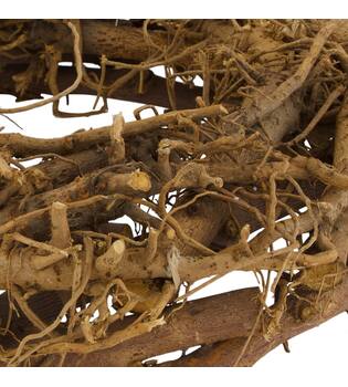 Couronne - Coton et bois de racine - 38x7x38 cm - Naturel