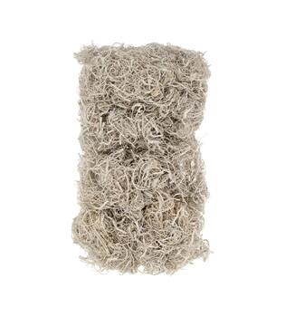 Moss curly 500gr nature 10x7x21cm - White