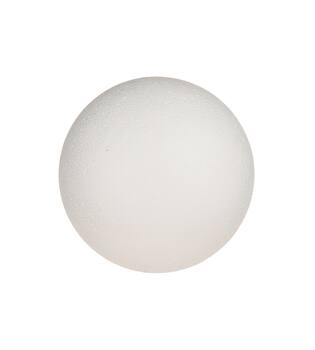 Ball plastic 10x10x10cm - White