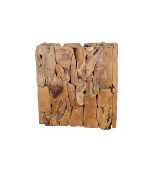 Erosion wood box 78x38x80cm w/pl