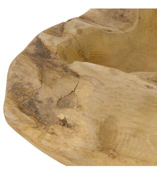 Winebottle holder 2 bottles teak wood 30x30x8cm - Natural