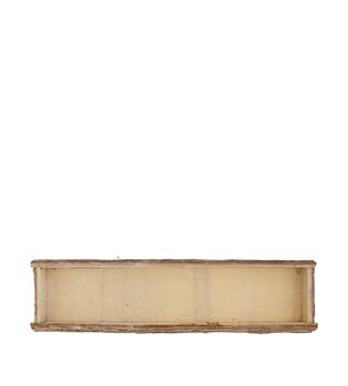 Tray rectangular bark 58x14x4cm