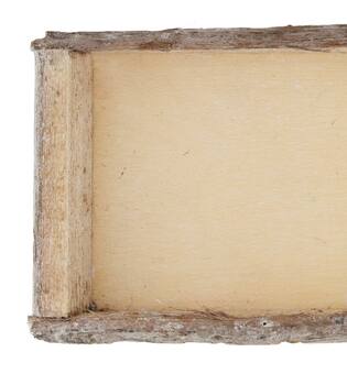 Plateau rectangulaire - Eorce - 58x19x4 cm - Naturel