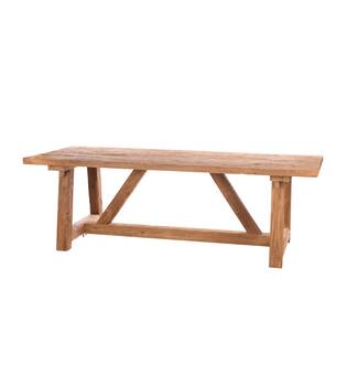 Table rectangular Andres rustic wood teak wood 240x100x78cm