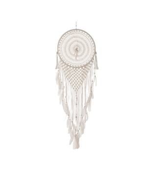 Dreamcatcher fabric 40x40x1cm - White