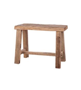 Stool teak wood 60x33x48cm - Natural