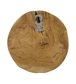 Coat rack teak wood with 1 hook 20x8x20cm