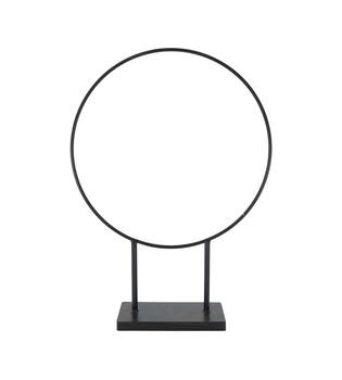 Statue ring metal 28x8x38.5cm - Black