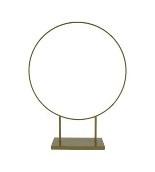 Statue ring metal 38x10x48.5cm - Gold
