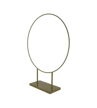 Statue ring metal 38x10x48.5cm - Gold