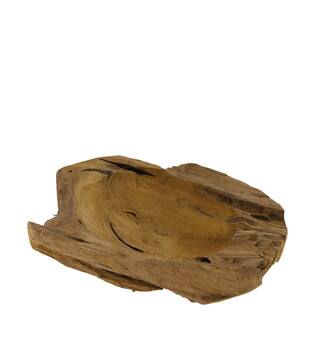 Bowl teak wood 45x39x11cm - Natural