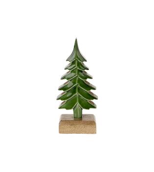 Tree mango wood 9x5x20cm - Green