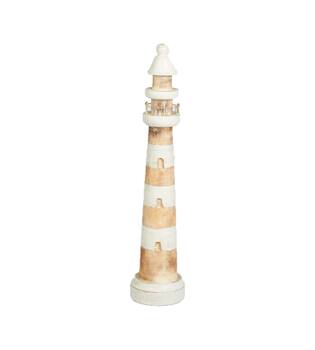 Lighthouse wood 16x16x78cm - Multi