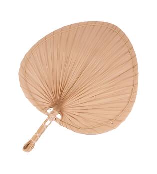 Fan palm leaf M 36x2x48cm - Natural