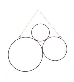 Hanging flower base metal 48x0.5x43cm