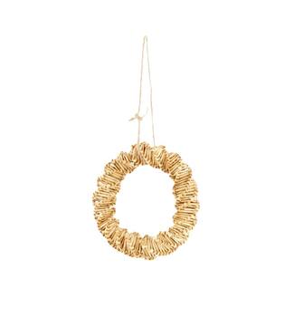 Wreath straw Ø15x3cm