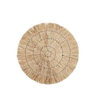 Placemat raffia 28x1cm - Natural