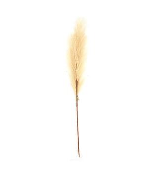 Plume artificial 77x8x3cm - White