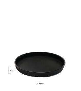 Tray round metal 77x77x5cm