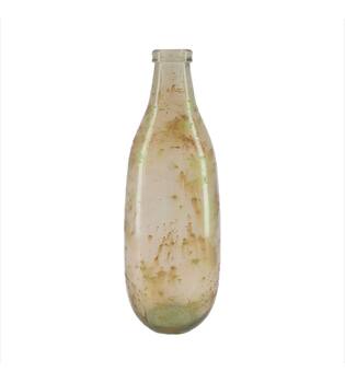 Vase recycled glass 15x40cm - Gold