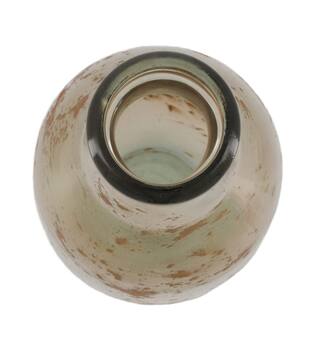 Vase recycled glass 15x40cm - Gold