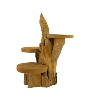 Root teak wood 35x38x40cm - Natural