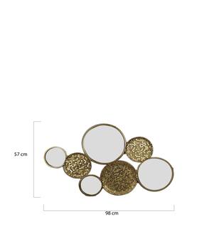 Mirror metal 98x57x2.5cm