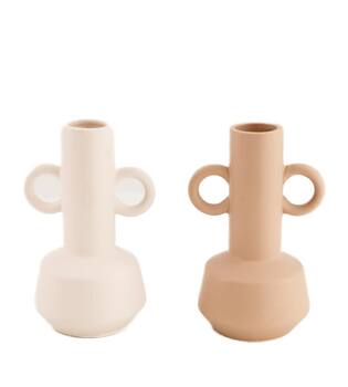 Vase porcelain 9.5x8.2x15cm - Multi