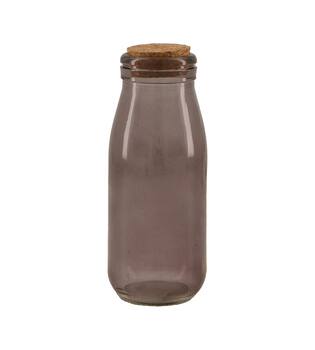 Bottle glass 6x14.5cm - Grey