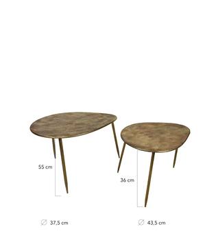Table deappoint en metal