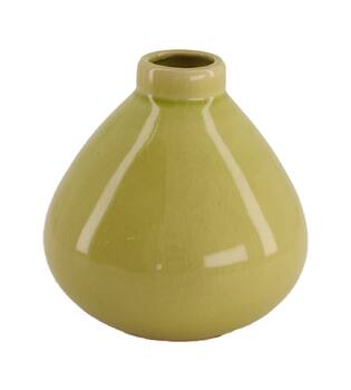 Vase ceramic 12x12cm - Yellow