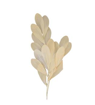 Branch tagetes patula artificial 80x30x1cm - White