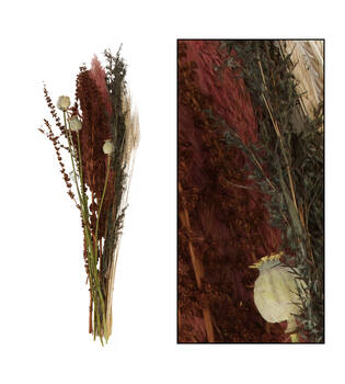Dried flower bouquet 80x18x10cm