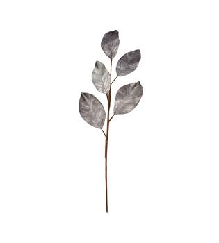 Branch rose leaf artificial 76x20x2cm - Grey