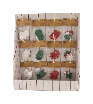 Figurine deco mix platane wood 5x5x0.3cm 10pc A/12