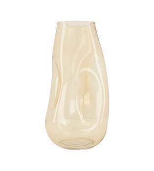 Vase glass 15x30cm - Wit