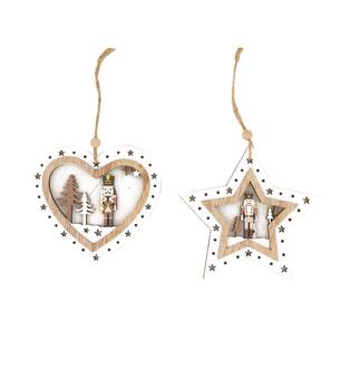 Hanger plywood 12.5x0.7x12cm  - Natural