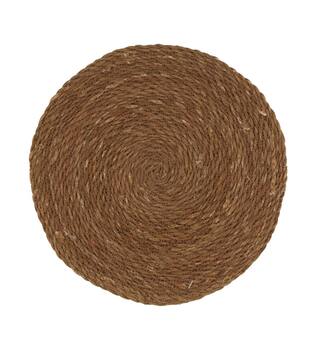 Placemat seagrass nature Ø27x0.5cm