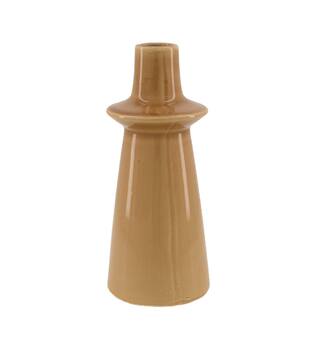Vase ceramic 11x25.5cm - Brown