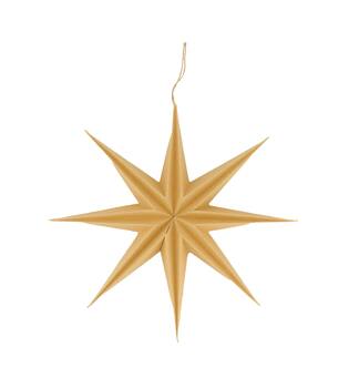 Hanger star paper 30x6.5x30cm - Natural
