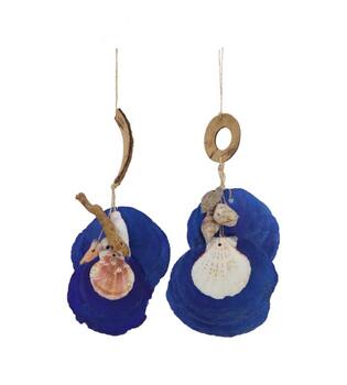 Hanger capiz nature 18x10x2cm A/2