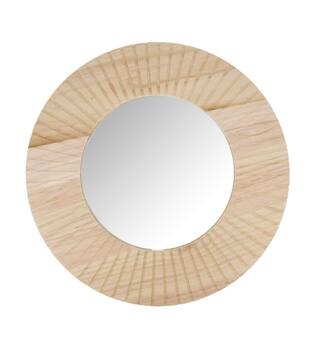 Mirror paulownia wood 58x2.5x58cm