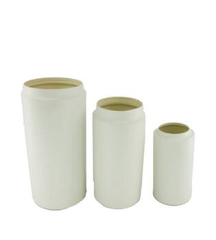 Vase metal Ø18x39cm S/3