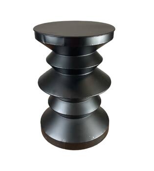 Bijzettafel Owen - Metaal - 38.5x54.5cm - Zwart