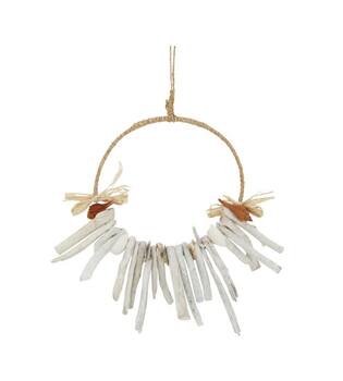 Wreath shells driftwood 44x3x38cm