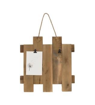 Wall art historic wood 35x3x35cm